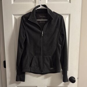 Calvin Klein Performance Black / Grey Fleece Zip Up